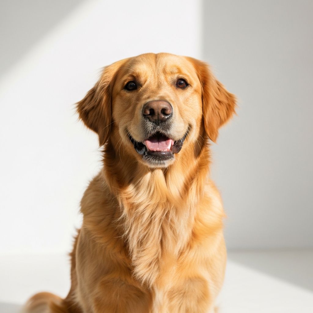 Golden Retriever feliz
